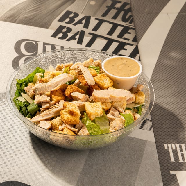 Chicken Caesar Salad.