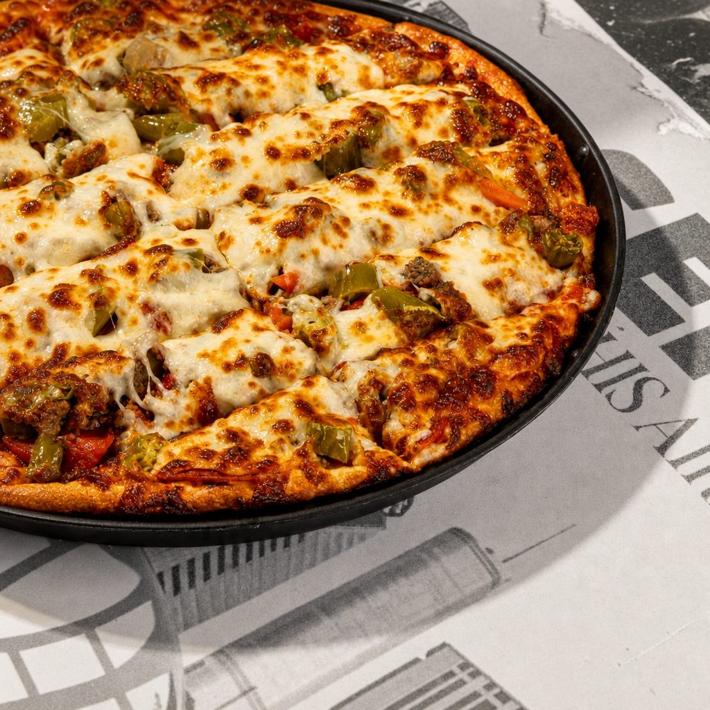 $13 Tuesday Medium 2-topping pizza.
