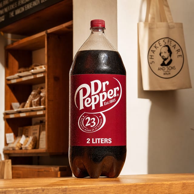 2 Liter Dr. Pepper.