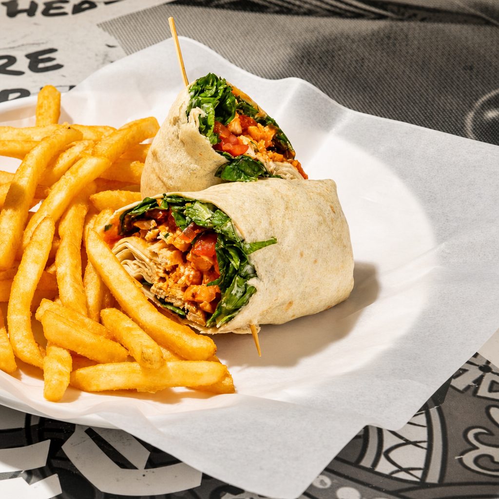 Buffalo Chicken Wrap.