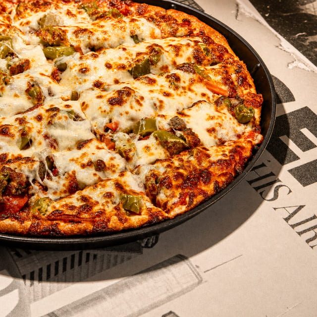 $16 Monday Large 2-topping pizza.