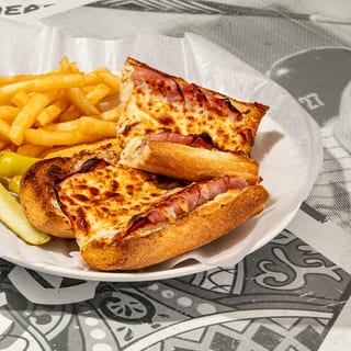 Hot Ham & Cheese Sandwich